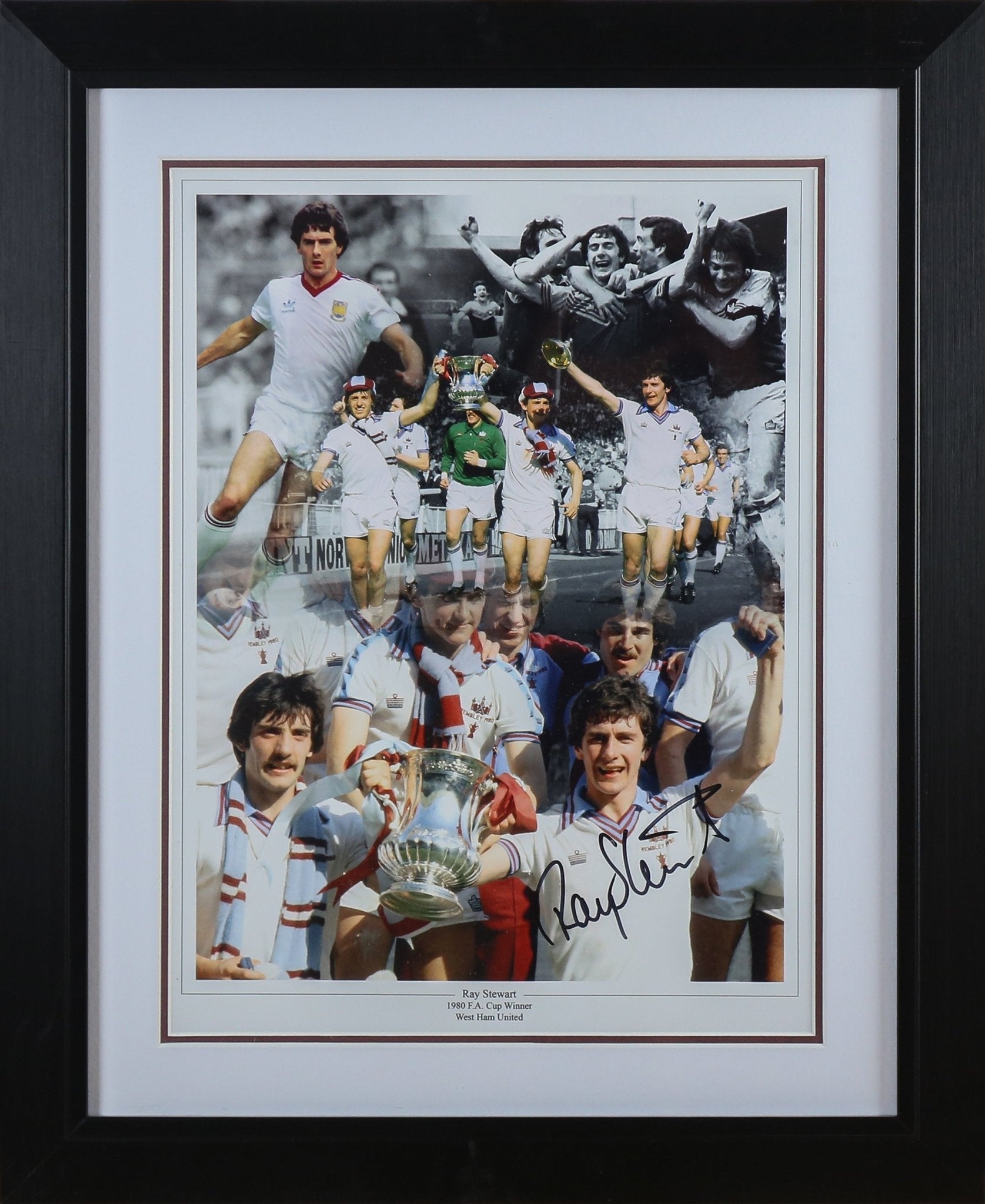 Ray Stewart Signed 12x16 Photograph Framed Display - Memorabilia Framers Shop